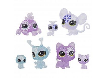 Hasbro Littlest Pet Shop Květinová zvířátka 7ks fialová hortenzie 