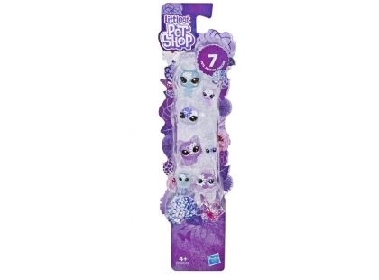 Hasbro Littlest Pet Shop Květinová zvířátka 7ks fialová hortenzie 