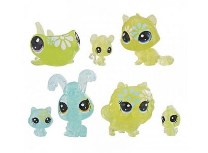 Hasbro Littlest Pet Shop Květinová zvířátka 7ks zelená kopretina