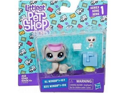 Hasbro Littlest Pet Shop Maminka s miminkem a doplňky Bill Weimaran 1-107