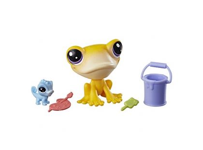Hasbro Littlest Pet Shop Maminka s miminkem a doplňky Iggy Frogstein 2-50