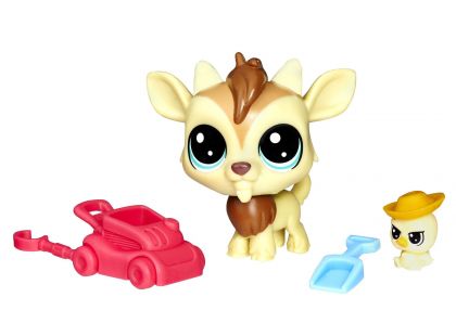 Hasbro Littlest Pet Shop Maminka s miminkem a doplňky Quincy Goatee 2-116