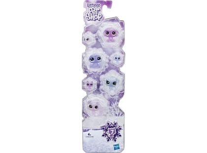 Hasbro Littlest Pet Shop Zvířátka z ledového království 7ks fialová