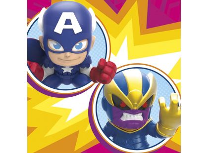 Hasbro Marvel Stunt Squad Smashin Heroes Captain America vs. Thanos
