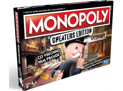 Hasbro Monopoly Cheaters edition CZ