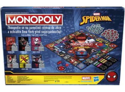 Hasbro Monopoly Spiderman CZ Verze