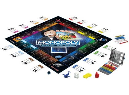 Hasbro Monopoly Super Elektronické Bankovnictví CZ verze