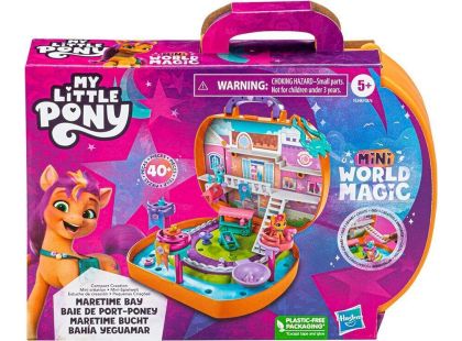 Hasbro My Little Pony Miniworld hrací sada v kufříku Maretime Bay