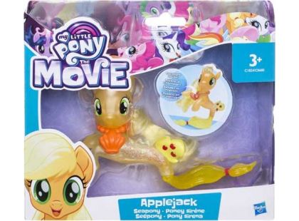 Hasbro My Little Pony Mořský poník s doplňkem a pohyblivým ocáskem 7,5cm Applejack