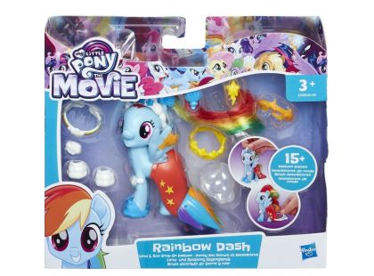 Hasbro My Little Pony Poník s módními doplňky Rainbow Dash