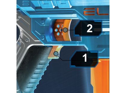 Hasbro Nerf Elite 2.0 Turbine CS-18 - Poškozený obal