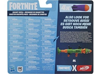 Hasbro Nerf Fortnite rocket Refill 4 x náboj