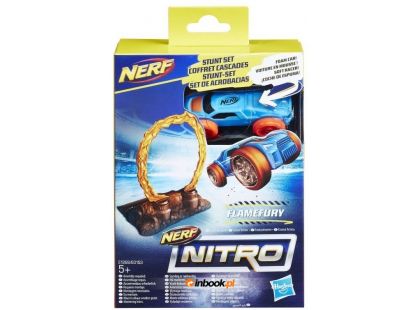 Hasbro Nerf Nitro náhradní autíčko a překážka Flamefury