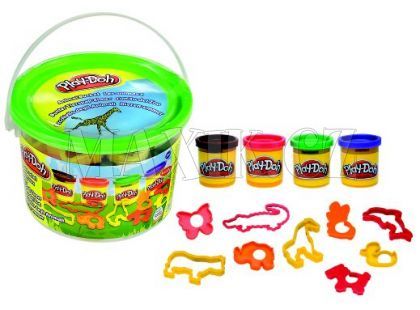 Hasbro Play-Doh Zvířecí hrací sada v kyblíku