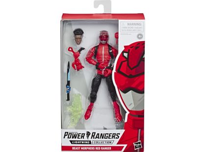 Hasbro Power Rangers 15 cm figurka s výměnnou hlavou Beast Morphers Red Ranger