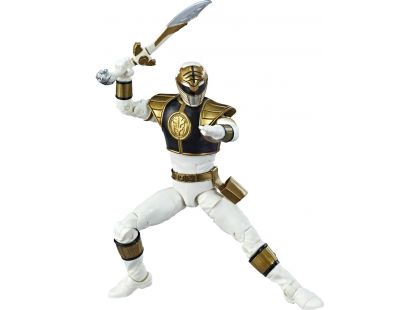 Hasbro Power Rangers 15 cm figurka s výměnnou hlavou Mighty Morphin White Ranger