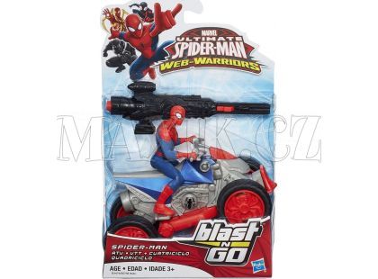 Hasbro Spiderman Akční figurka s vozidlem - Spiderman čtyřkolka