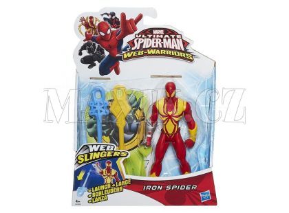 Hasbro Spiderman Akční figurka vrhající pavučinu - Iron Spider