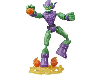 Hasbro Spiderman figurka Bend and Flex Green Goblin