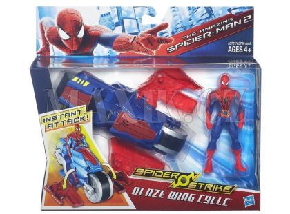Hasbro Spiderman Figurka s vozidlem - motorka