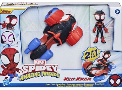 Hasbro Spiderman Figurka s vozidlem 2 v 1 Miles Morales