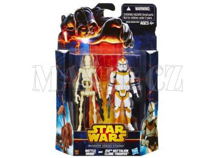 Hasbro Star Wars Akční figurky 2ks - Battle Droid, 212 Battalion Clone Trooper