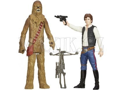 Hasbro Star Wars Akční figurky 2ks - Han Sola, Chewbacca