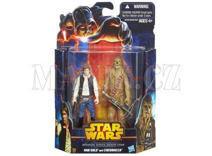 Hasbro Star Wars Akční figurky 2ks - Han Sola, Chewbacca