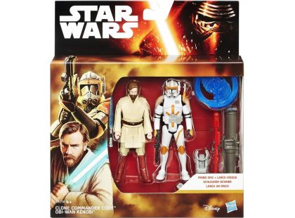 Hasbro Star Wars Epizoda 7 Dvojbalení figurek - Clone Commander Cody a Obi-Wan Kenobi