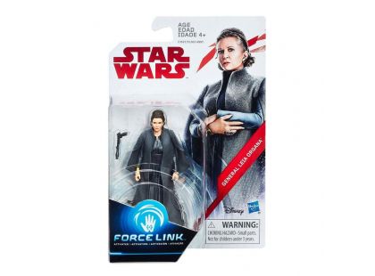 Hasbro Star Wars Epizoda 8 9,5cm Force Link figurky s doplňky A General Leia Organa