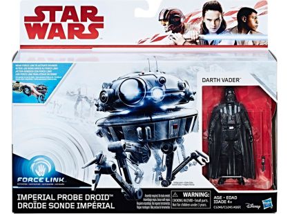 Hasbro Star Wars Force Link - Imperial Probe Droid a Darth Vader