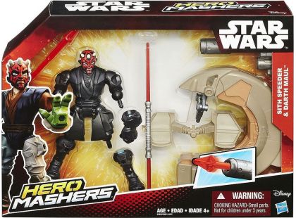 Hasbro Star Wars Hero Mashers Speeder - Sith Speeder a Darth Maul