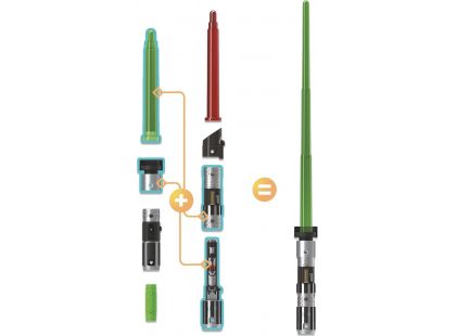 Hasbro Star Wars světelný meč Lightsabre Forge Yoda