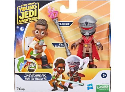 Hasbro Star Wars Young Jedi Adventures Duel Kai Brightstar vs. Taborr