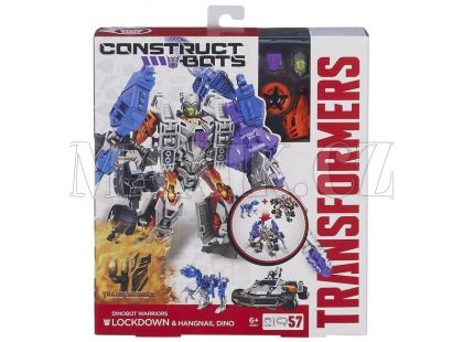 Hasbro Transformers 4 Construct Bots Transformer se zvířetem - Lockdown a Hangnail Dino