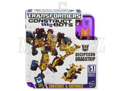 Hasbro Transformers Construct Bots s doplňky - Decepticon Dragstrip