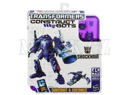 Hasbro Transformers Construct Bots s doplňky - Shockwawe