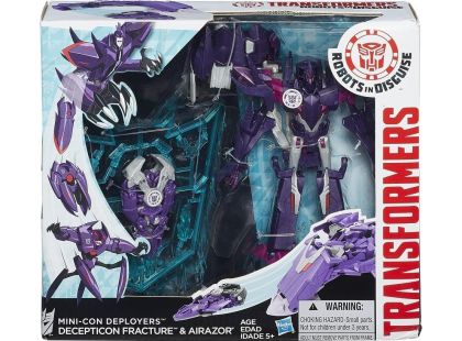 Hasbro Transformers RID Souboj Miniconů - Deception Fracture a Airazor
