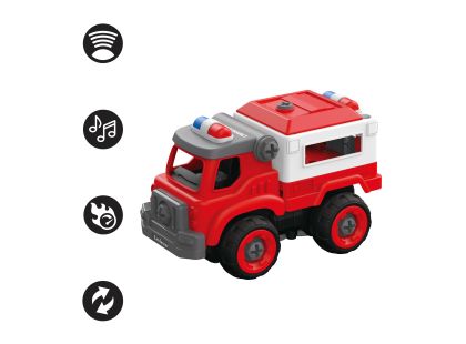 Lexibook Hasičské auto 3v1 s elektrickou vrtačkou