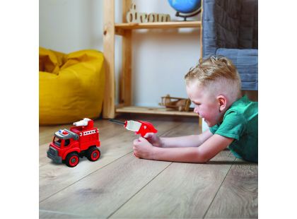 Lexibook Hasičské auto 3v1 s elektrickou vrtačkou