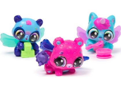 Hatchimals karton zvířátek neónová duha