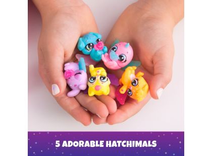 Hatchimals multi balení mráček s neónovou duhou