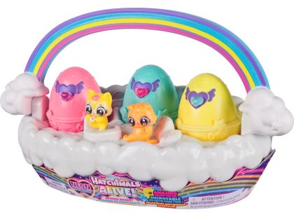 Hatchimals multi balení mráček s neónovou duhou