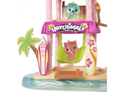 Hatchimals Svítící hrací sada Tropická párty