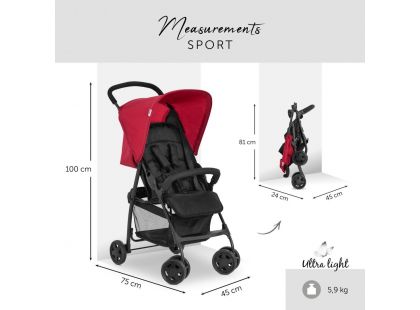 Hauck Sporťák Sport red