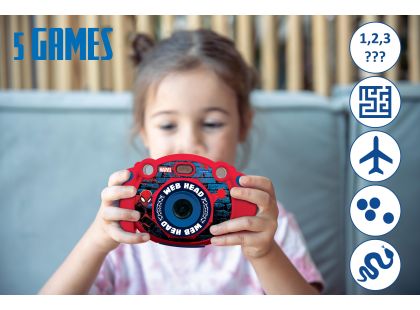 Lexibook HD kamera a fotoaparát s SD kartou Spiderman