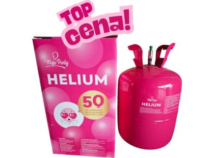 Helium na 50 balonků - Poškozený obal