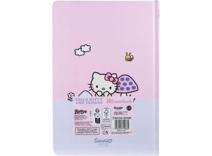 Bluesky Hello Kitty a přátelé Blok A5 Mushroom