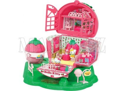 Hello Kitty domeček jahoda