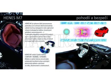 Henes M7 Elektrické auto Premium červené